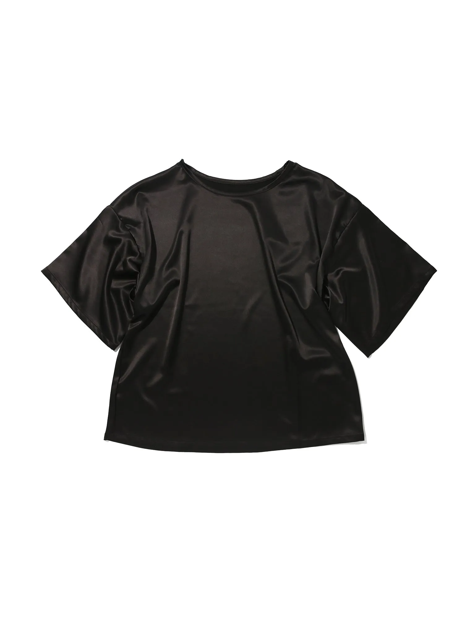 Satin Sleep Tee Black