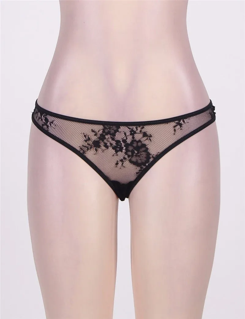 Sexy lace Lingerie Transparent bridal Nightwear