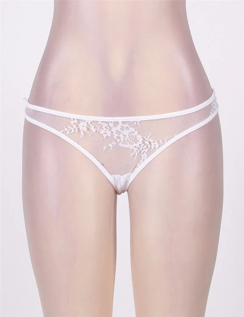 Sexy lace Lingerie Transparent bridal Nightwear
