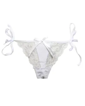 Sexy Net Lace Panty 6806 - White Bikini Type Underwear