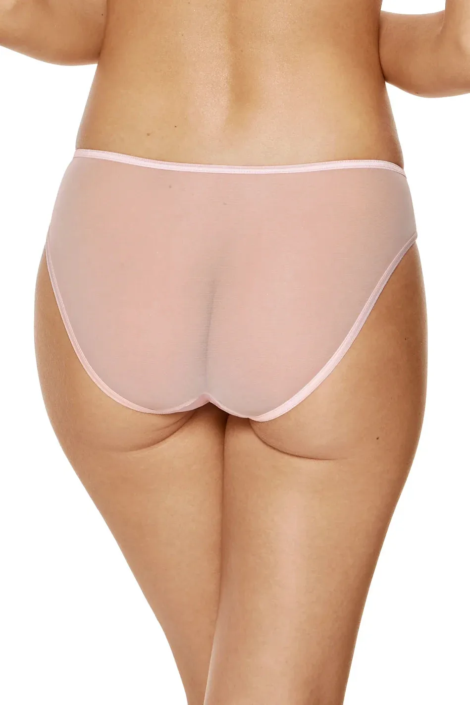 Sheer Mesh Bikini Panty Gorteks Coco Pink