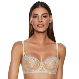 Sheer Soft Balconette Bra Kinga Forget Me Not