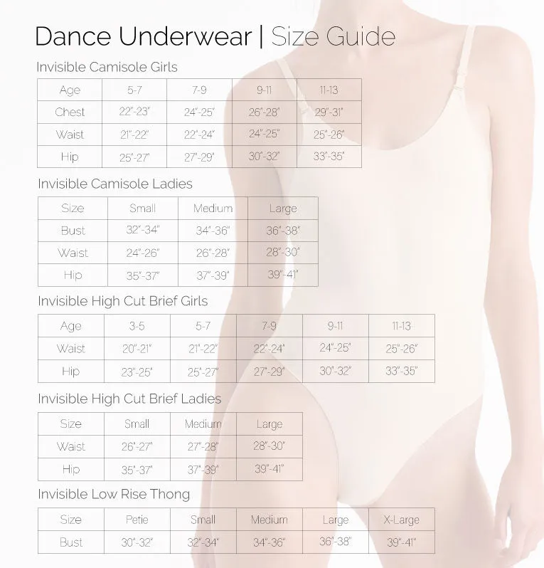 Silky Dance: Invisible low back camisole