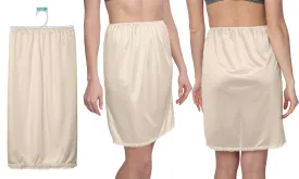 Skirt Slip Undergarments Beige