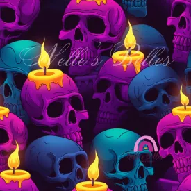 Skull Halloween candles 2