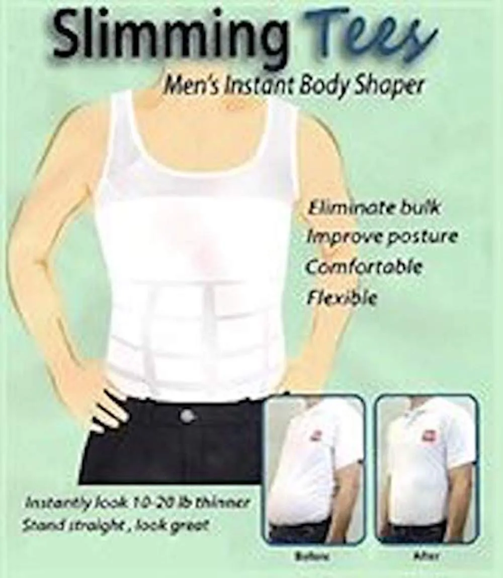 Slimming Tees- Men's Instant Body Shaper (Extra Large)