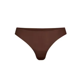 SMOOTH ESSENTIALS DIPPED THONG | COCOA