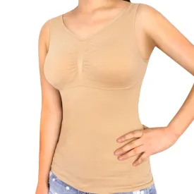 Solid Body Shaper Tank Top