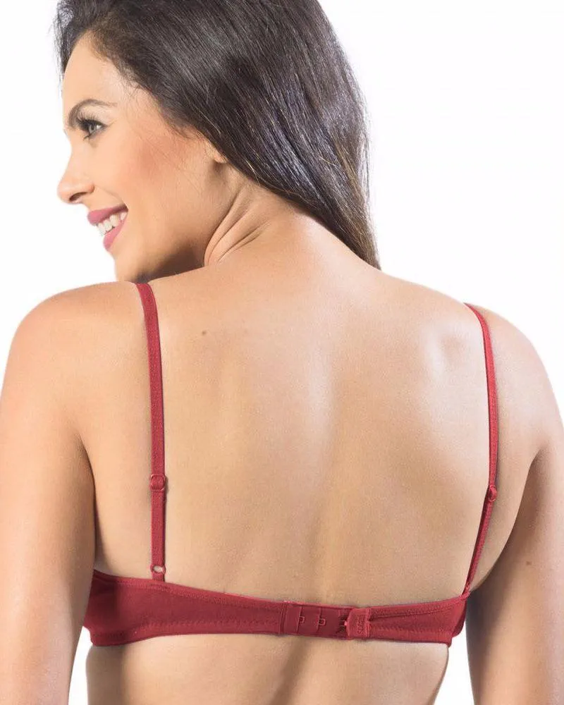 Sonari Smile Bra - Red - Non Padded Non Wired - Imported Bra