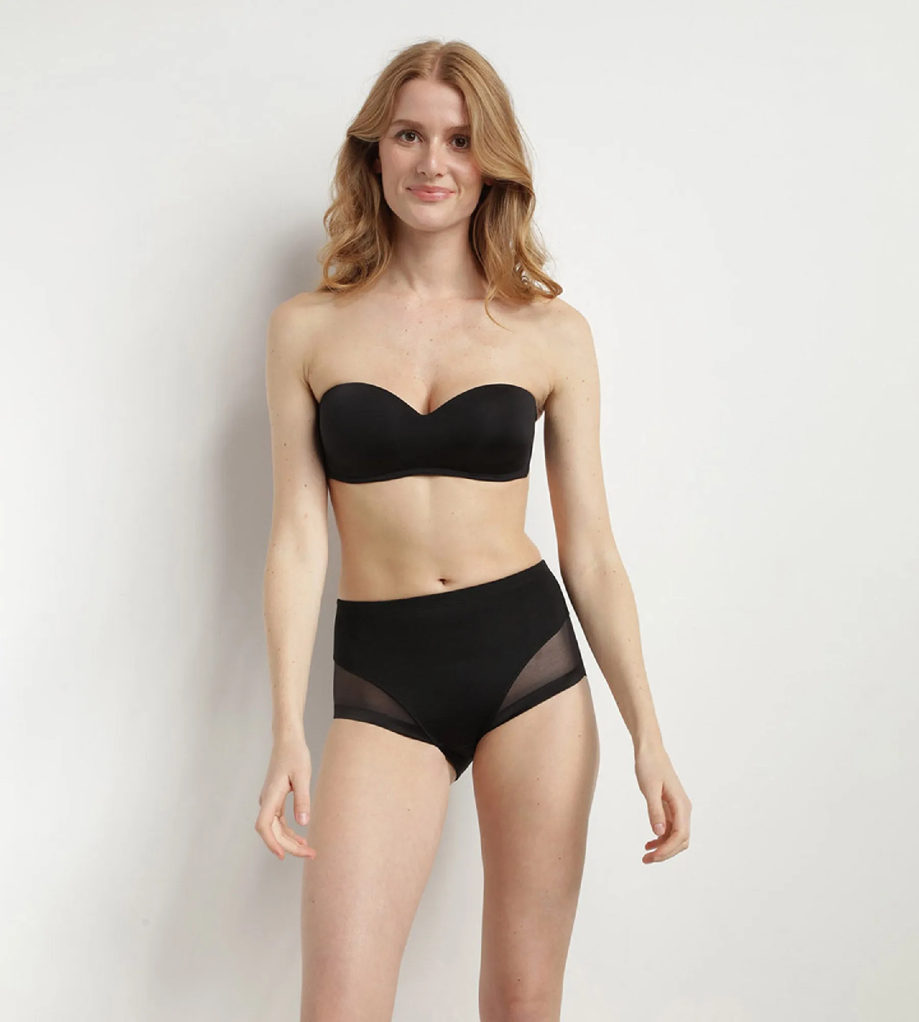 Soutien-gorge bandeau Noir sans armatures pour femme InvisiFree