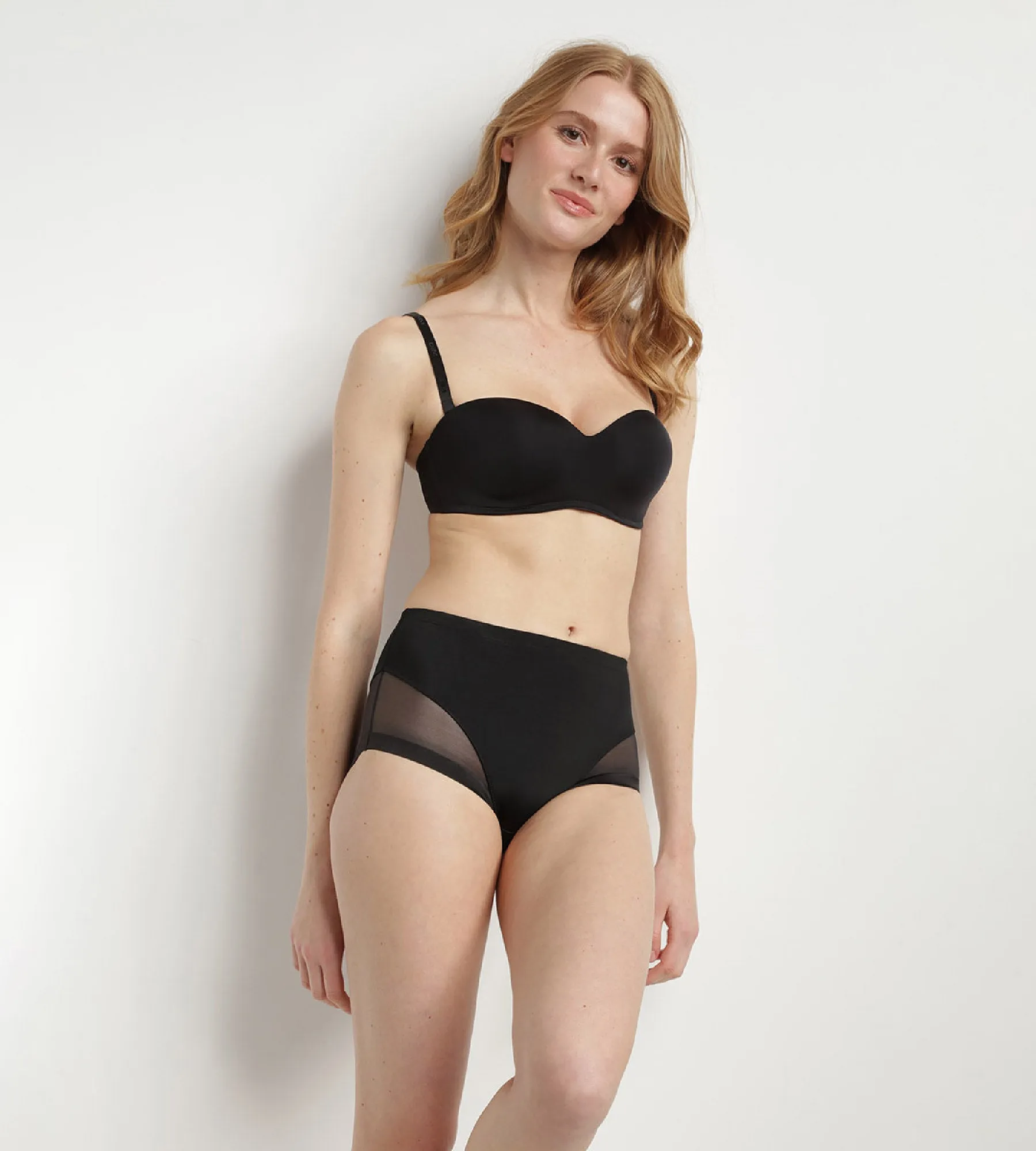 Soutien-gorge bandeau Noir sans armatures pour femme InvisiFree