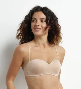 Soutien-gorge bandeau sans armatures new skin InvisiFree de Dim