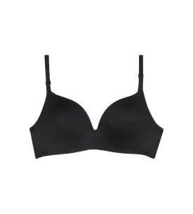 Soutien-gorge triangle à coques noir pour fille Dim Invisible
