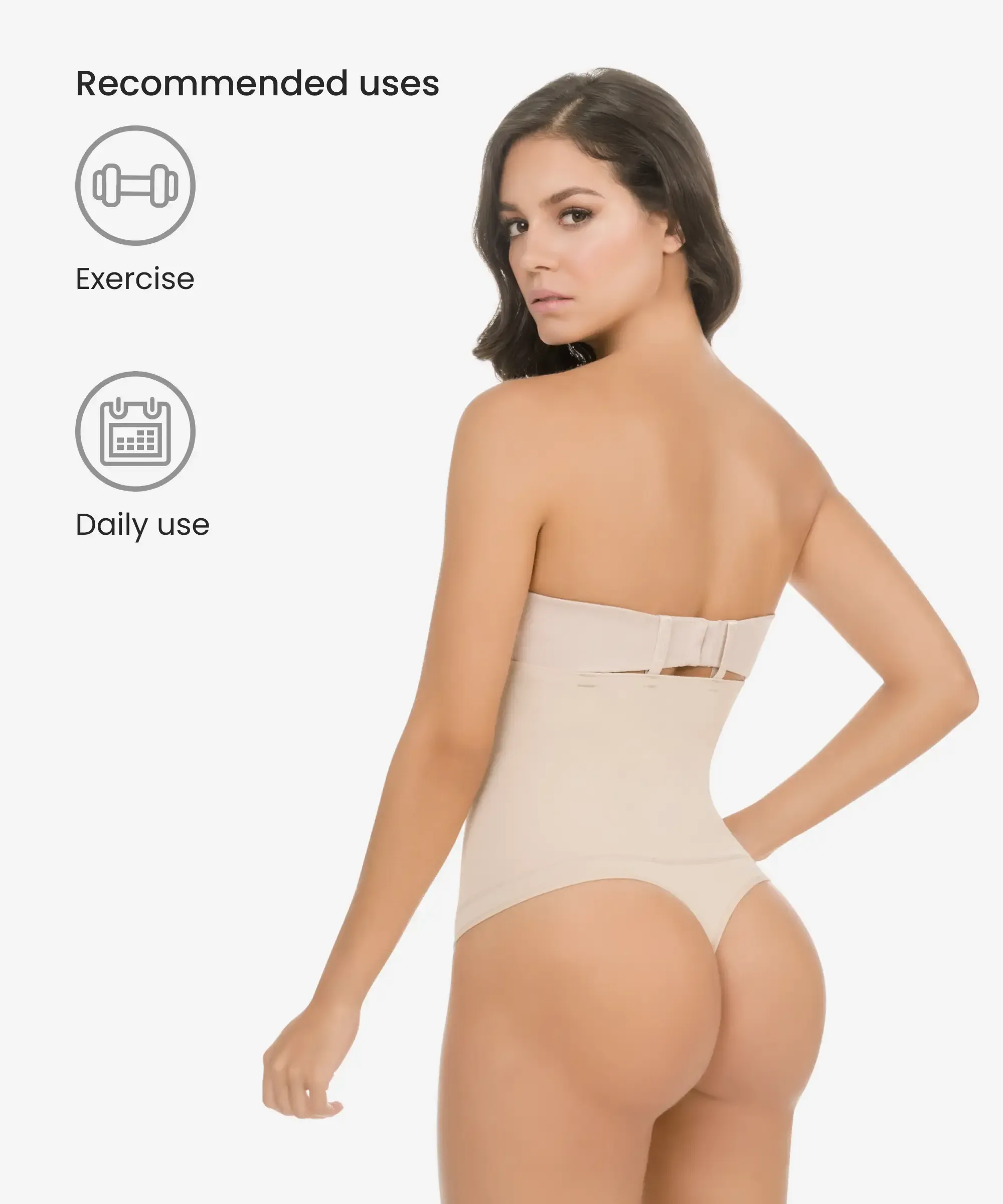 Strapless Ultra Compression Body Shaper - Style 1560