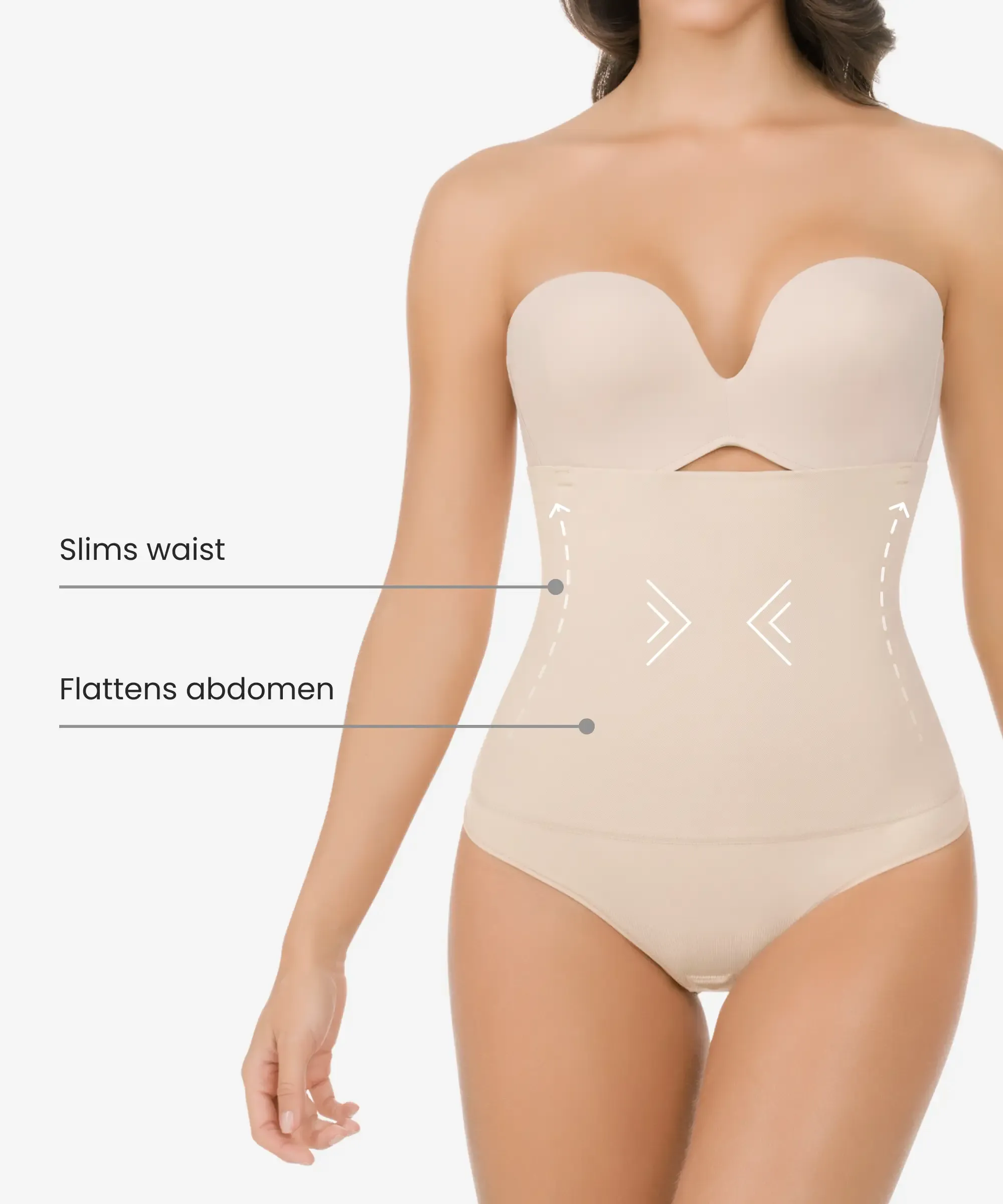 Strapless Ultra Compression Body Shaper - Style 1560