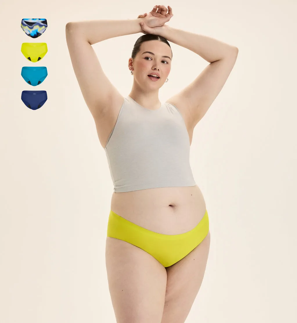 Super Leakproof® Underwear 4-Pack - Bikini