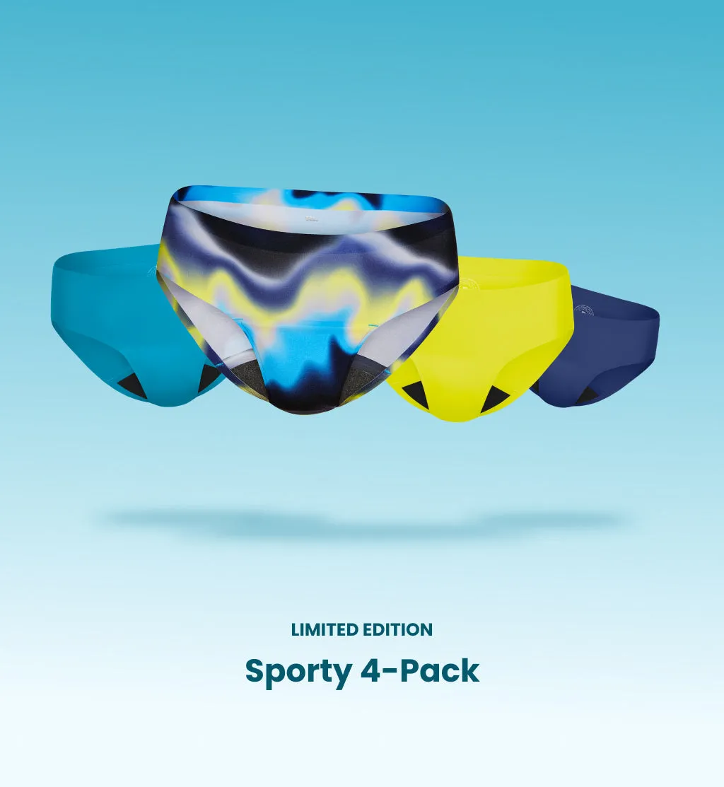 Super Leakproof® Underwear 4-Pack - Bikini