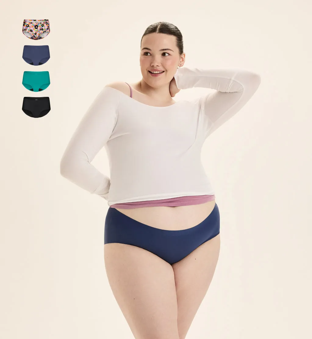 Super Leakproof® Underwear 4-Pack - Boyshort