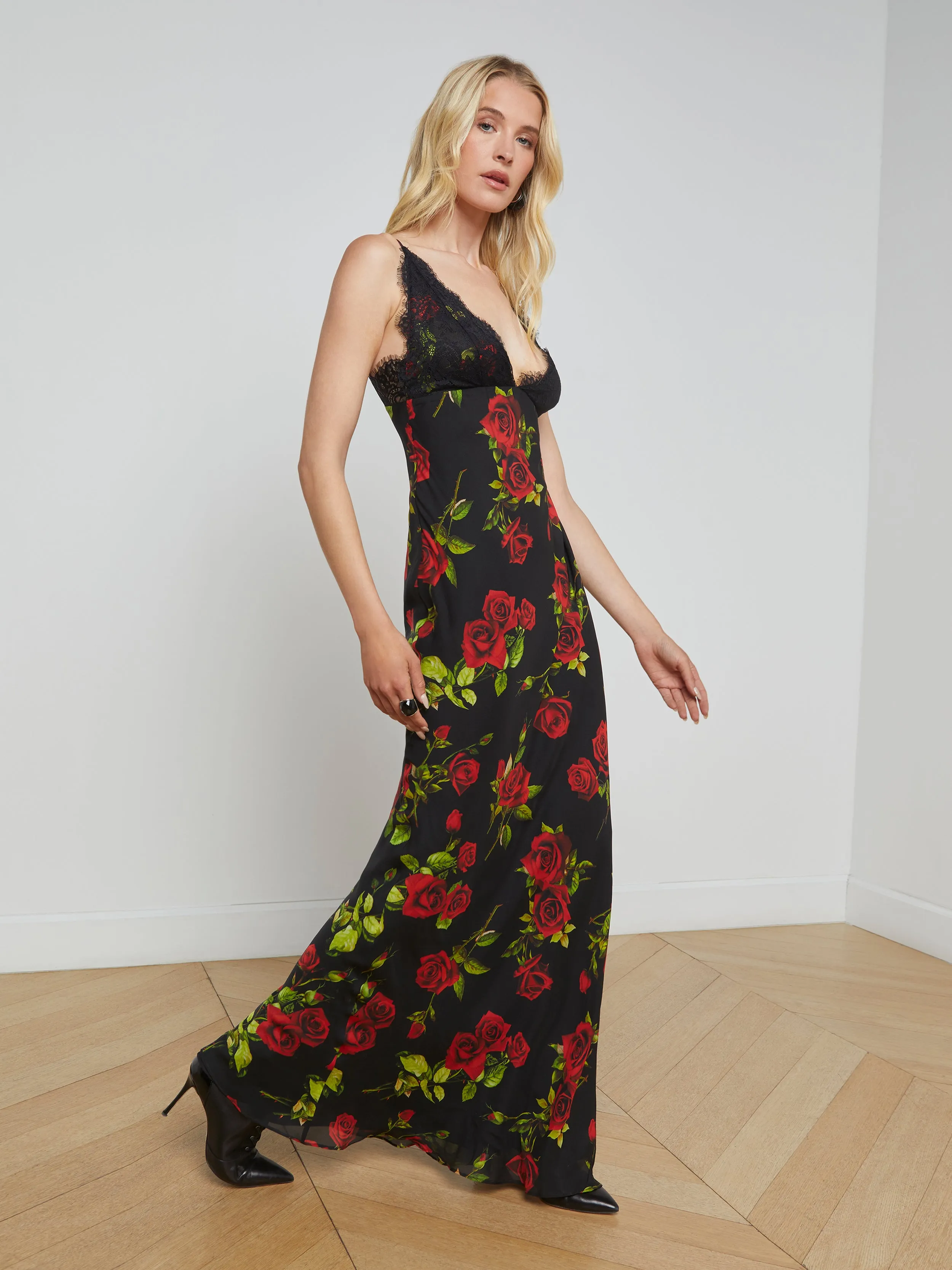 Susanna Silk Lace Gown