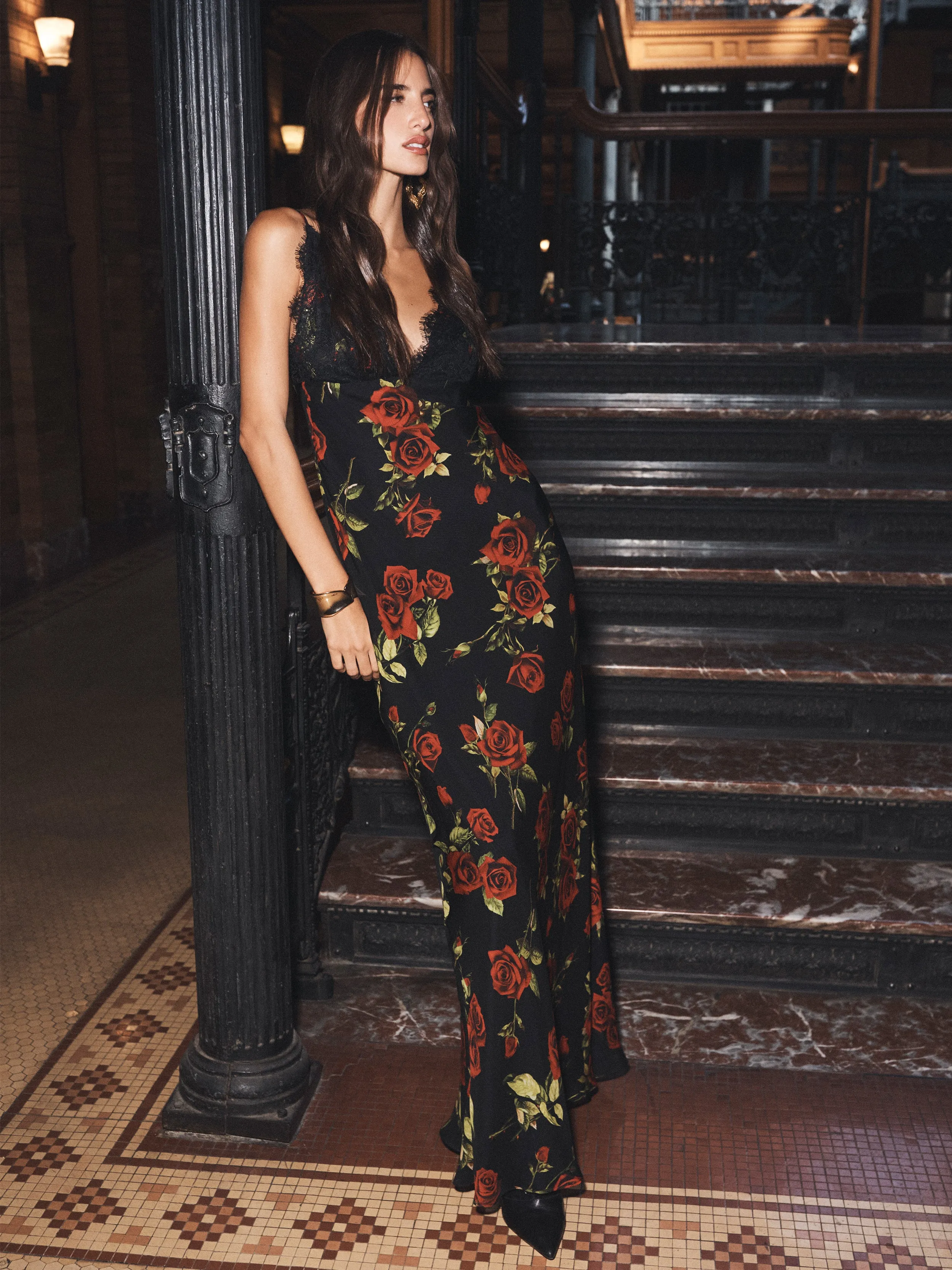 Susanna Silk Lace Gown
