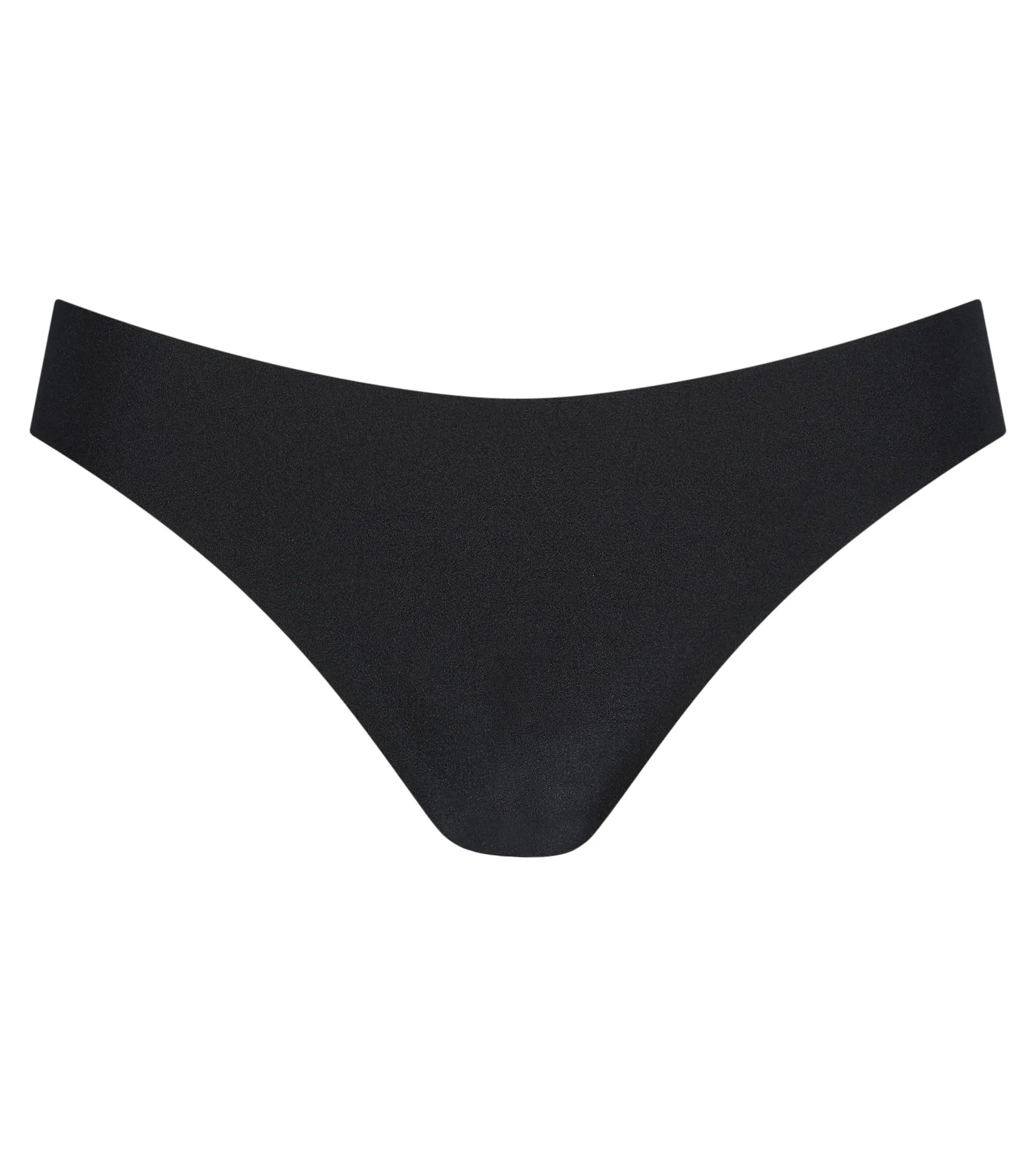 Tanga en microfibre sans couture Noir Dim No Show Invisible