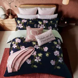 Ted Baker Opal Floral King Duvet Cover Set in Navy