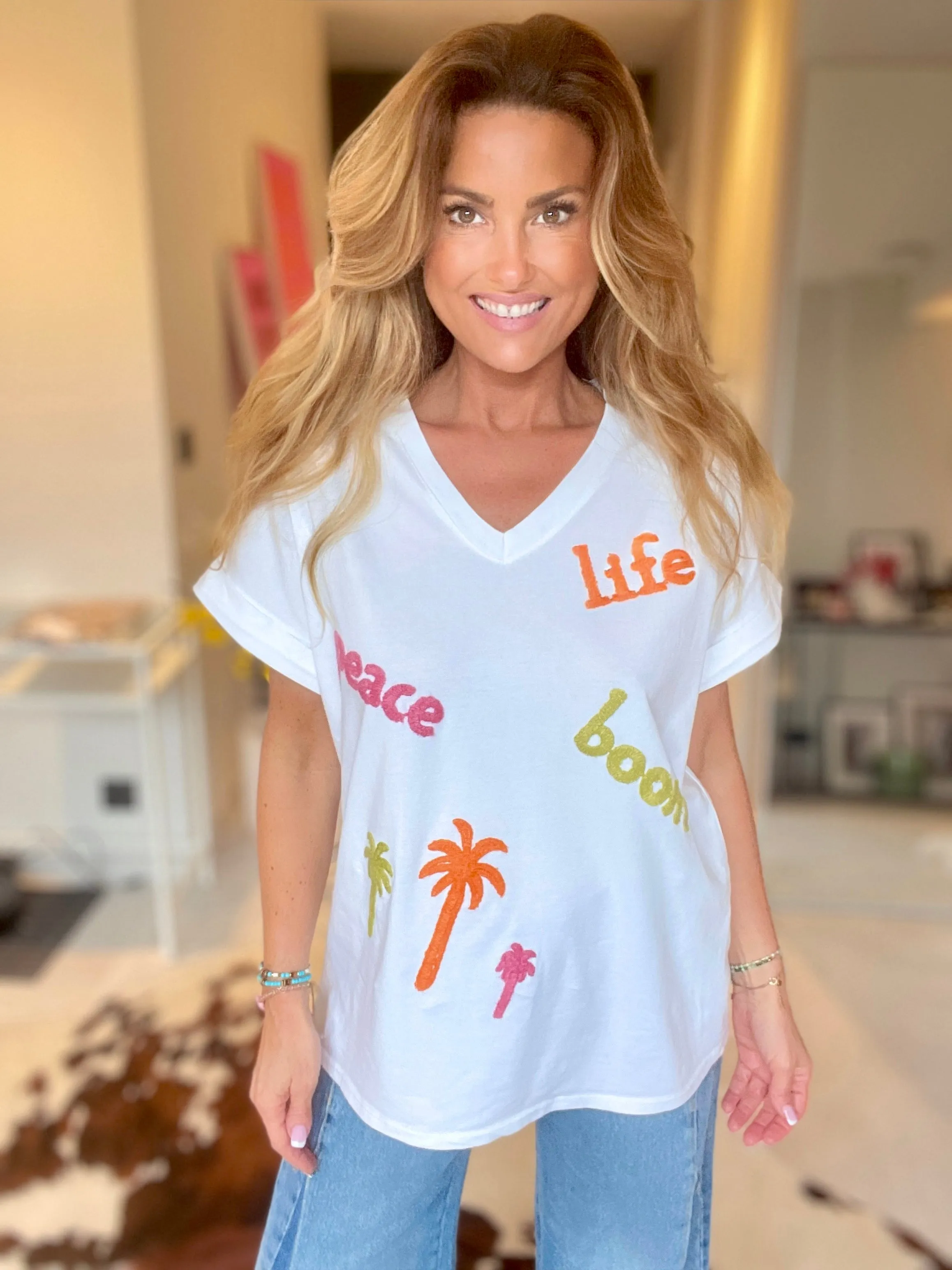 Tee-shirt Life blanc 🏝️