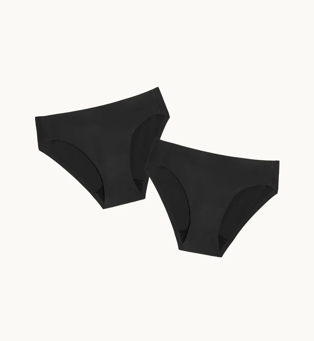 Teen Light Leakproof No-Show Bikini 2-Pack