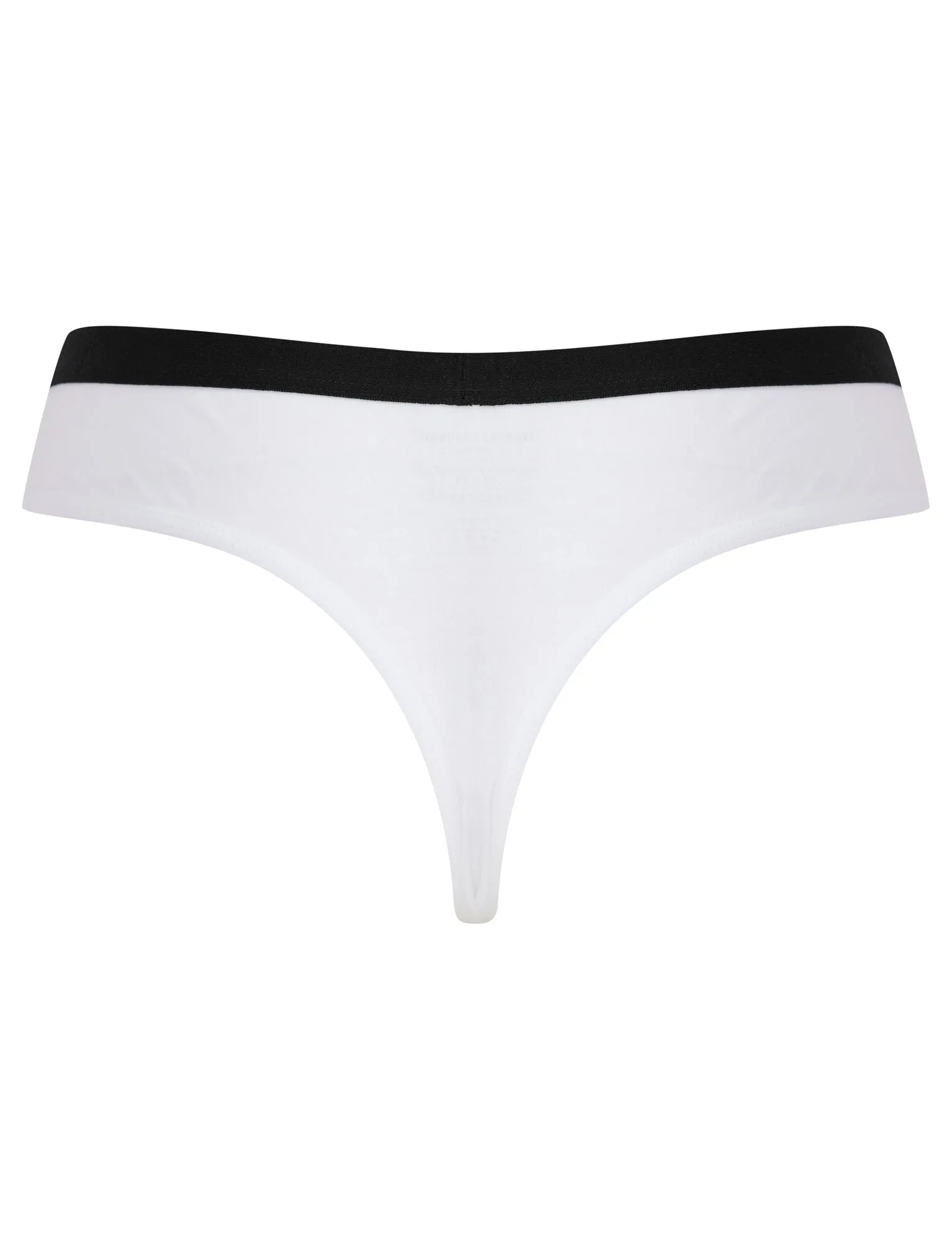 Tilly (5 Pack) Cotton Assorted Thongs in Jet Black / Bright White / Light Grey Marl - Tokyo Laundry