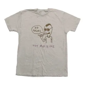 Toy Machine No Posers Tee - Oat Heather