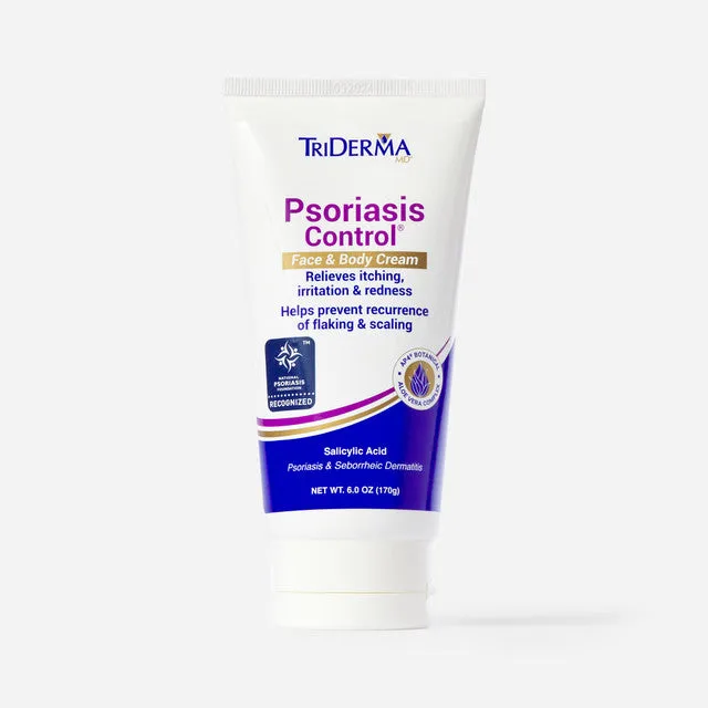 Triderma Psoriasis Control Face & Body Cream, 6 oz