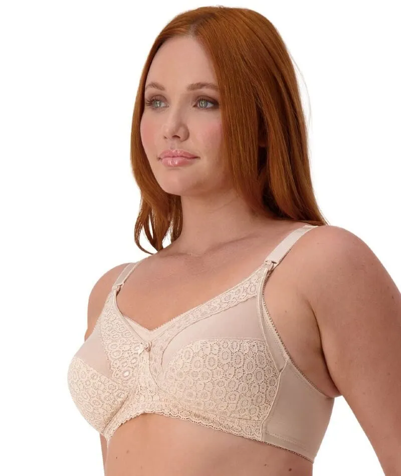 Triumph Lace Maternity Wire-Free Bra - Nude
