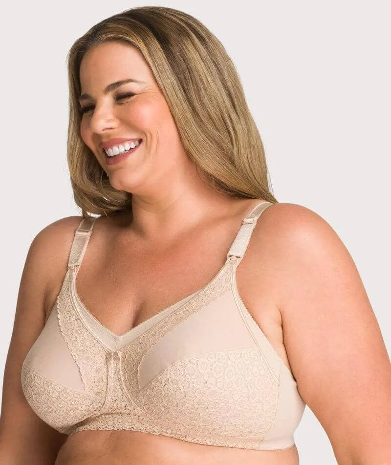 Triumph Lace Maternity Wire-Free Bra - Nude