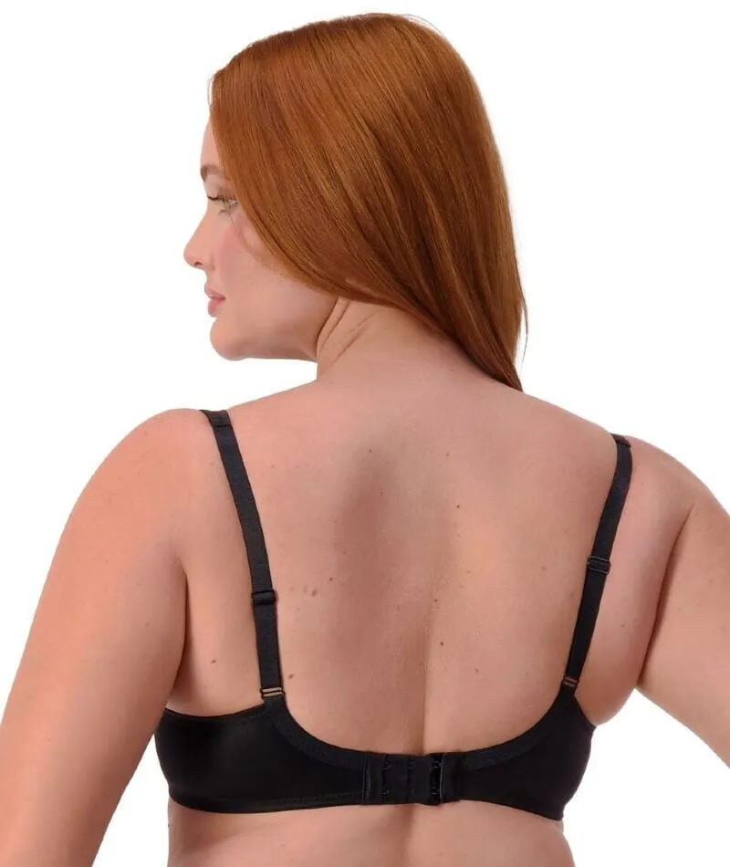 Triumph Lacy Minimizer Bra - Black