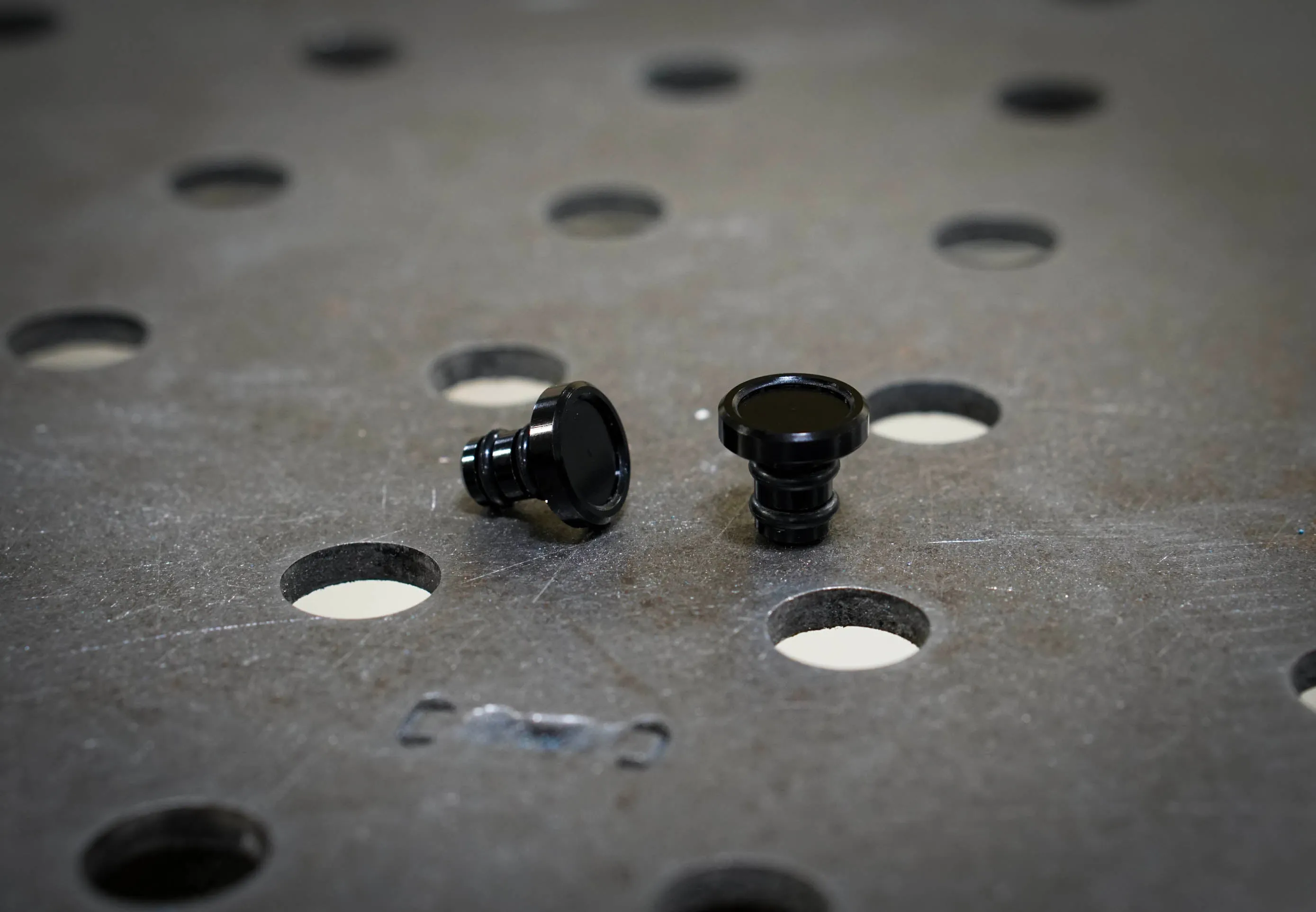 Triumph Mirror Block Off Plugs - 2016  - Fits Bobber, T120, T100, & Speedmaster - Brogue Moto