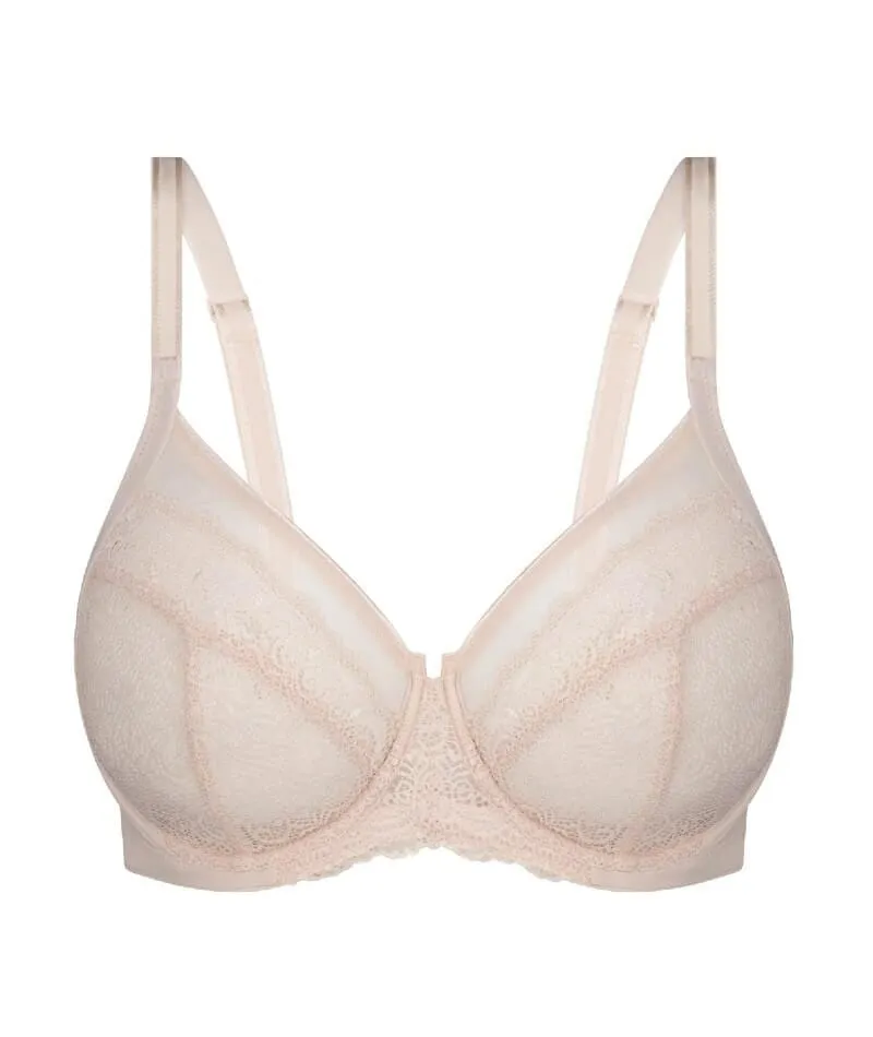 Triumph Sheer Balconette Bra - Nude Pink