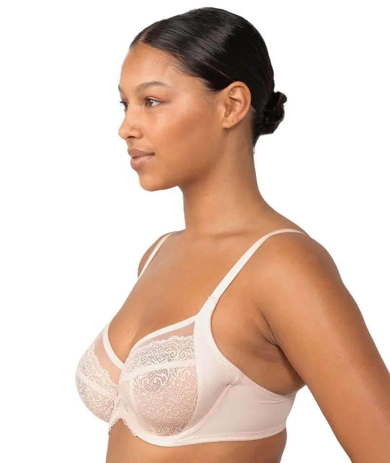 Triumph Sheer Balconette Bra - Nude Pink