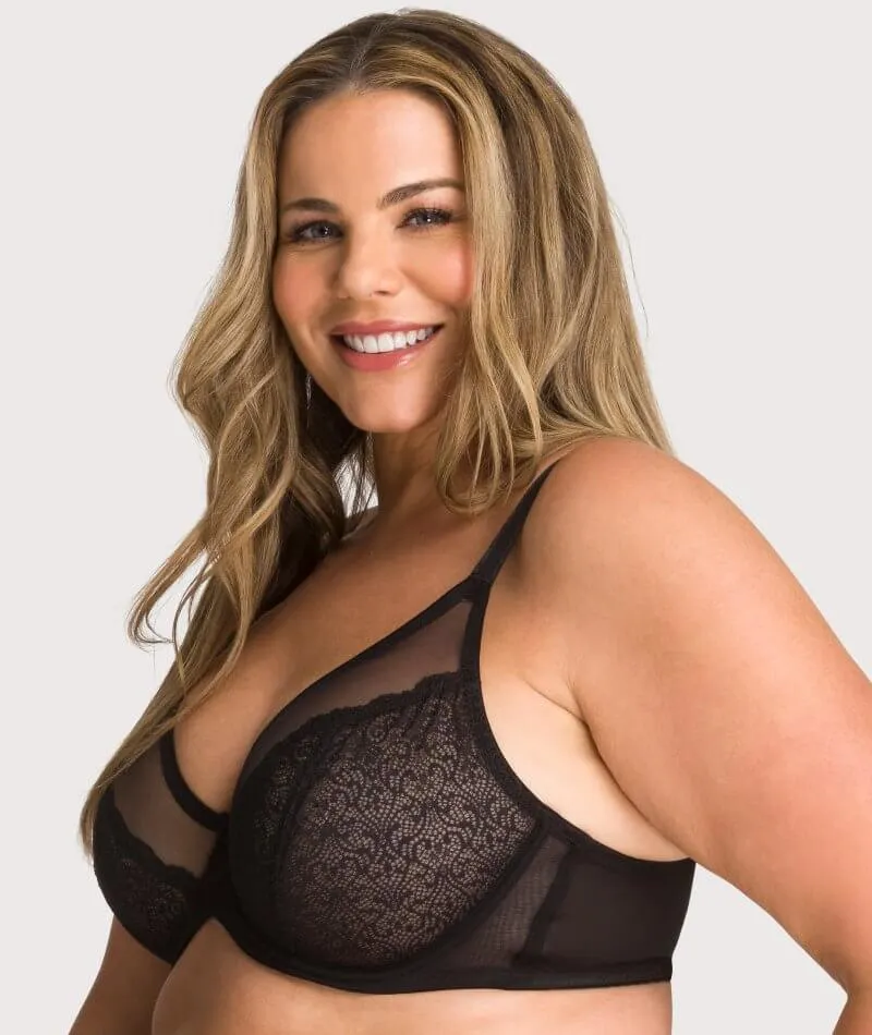 Triumph Sheer Minimizer Bra - Black