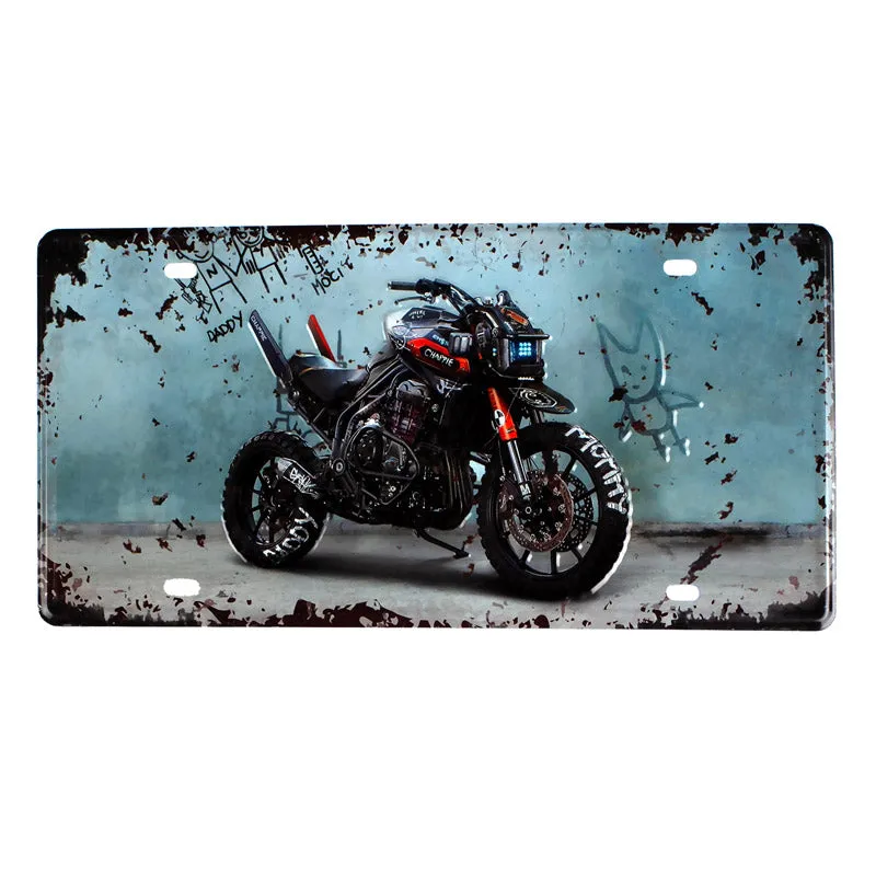 Triumph Tiger Motorbike Wall Accent