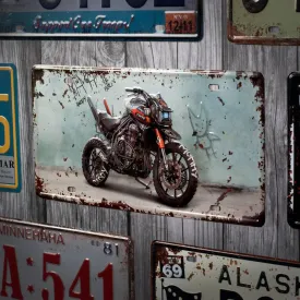 Triumph Tiger Motorbike Wall Accent