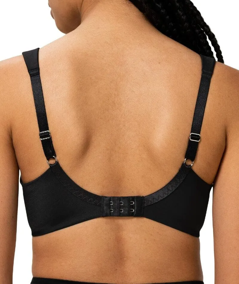 Triumph True Shape Sensation Minimiser Underwire Bra  - Black
