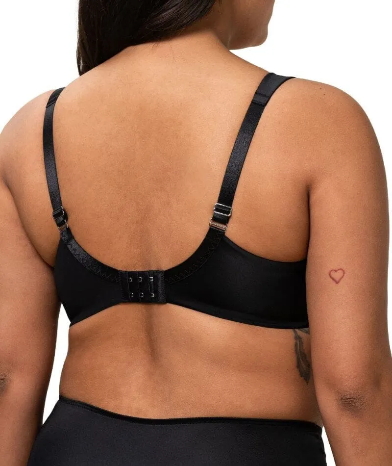 Triumph True Shape Sensation Minimiser Underwire Bra  - Black