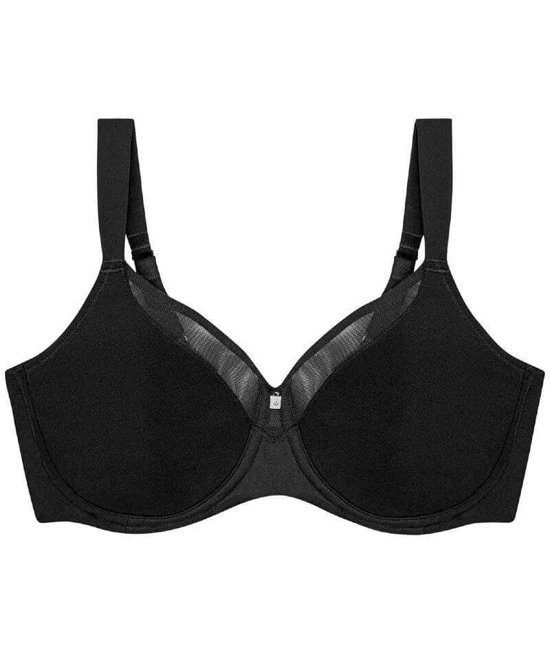 Triumph True Shape Sensation Minimiser Underwire Bra  - Black