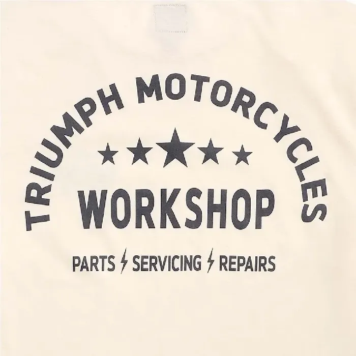 Triumph Workshop Bone Tee