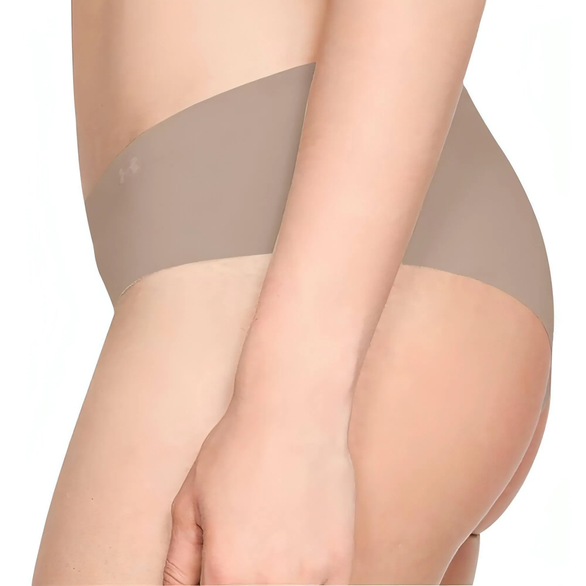 Under Armour Pure Stretch (3 Pack) Womens Hipster Brief - Nude