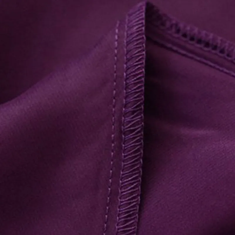 VenusFox Deep V Neck Satin Nightgown Sexy Lace Sleepwear