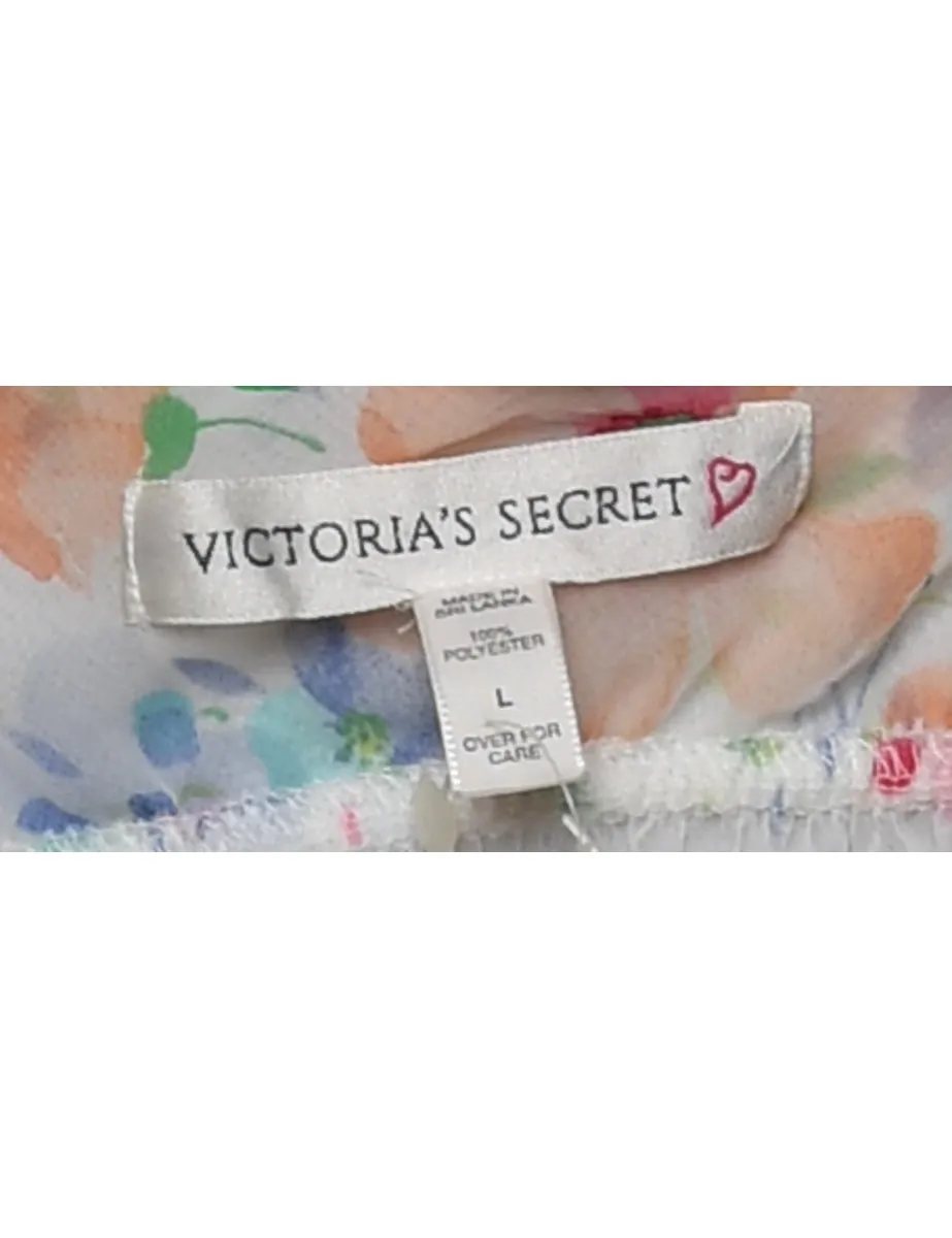 Victoria's Secret Multi-Colour Floral Babydoll - L