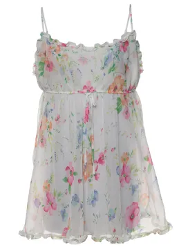 Victoria's Secret Multi-Colour Floral Babydoll - L
