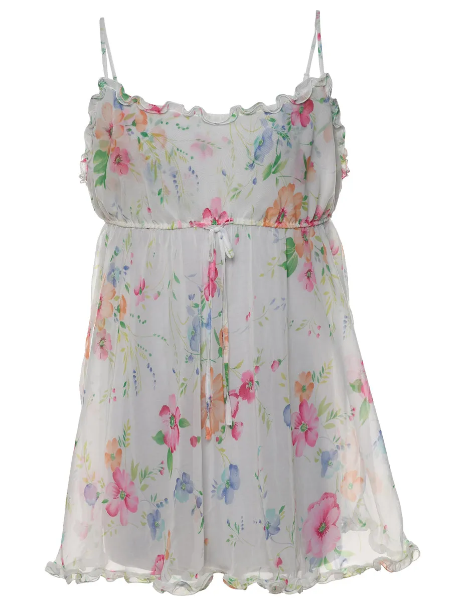 Victoria's Secret Multi-Colour Floral Babydoll - L
