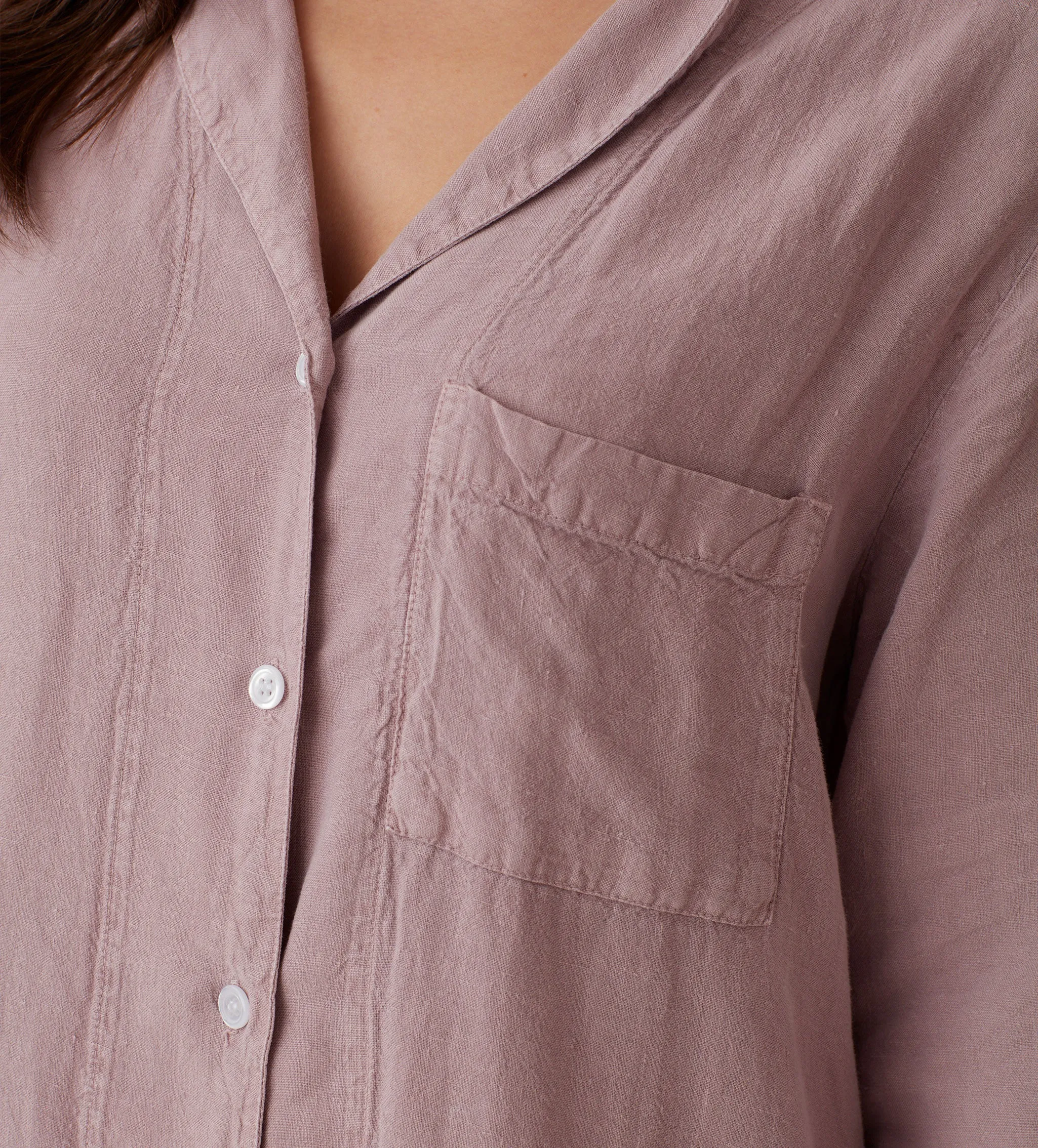 Vintage Rose 100% Linen Nightwear